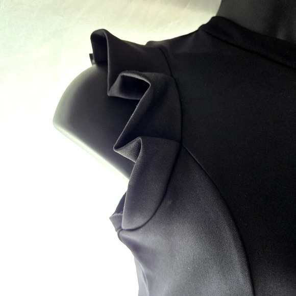 Leola Couture Black Mini Dress NWT - Picture 3 of 11